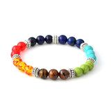 7 Chakra Yoga Life Energy Stone Bracelet