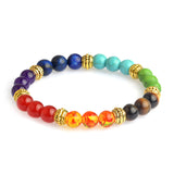 7 Chakra Yoga Life Energy Stone Bracelet